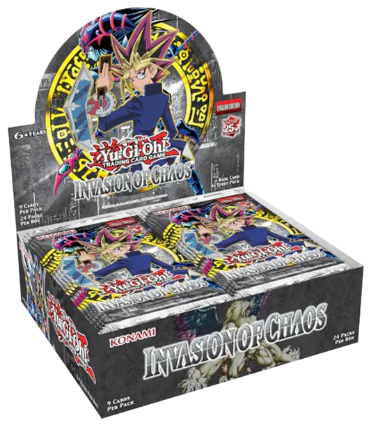 Yu-Gi-Oh Invasion of Chaos Booster Box 25th Anniversary