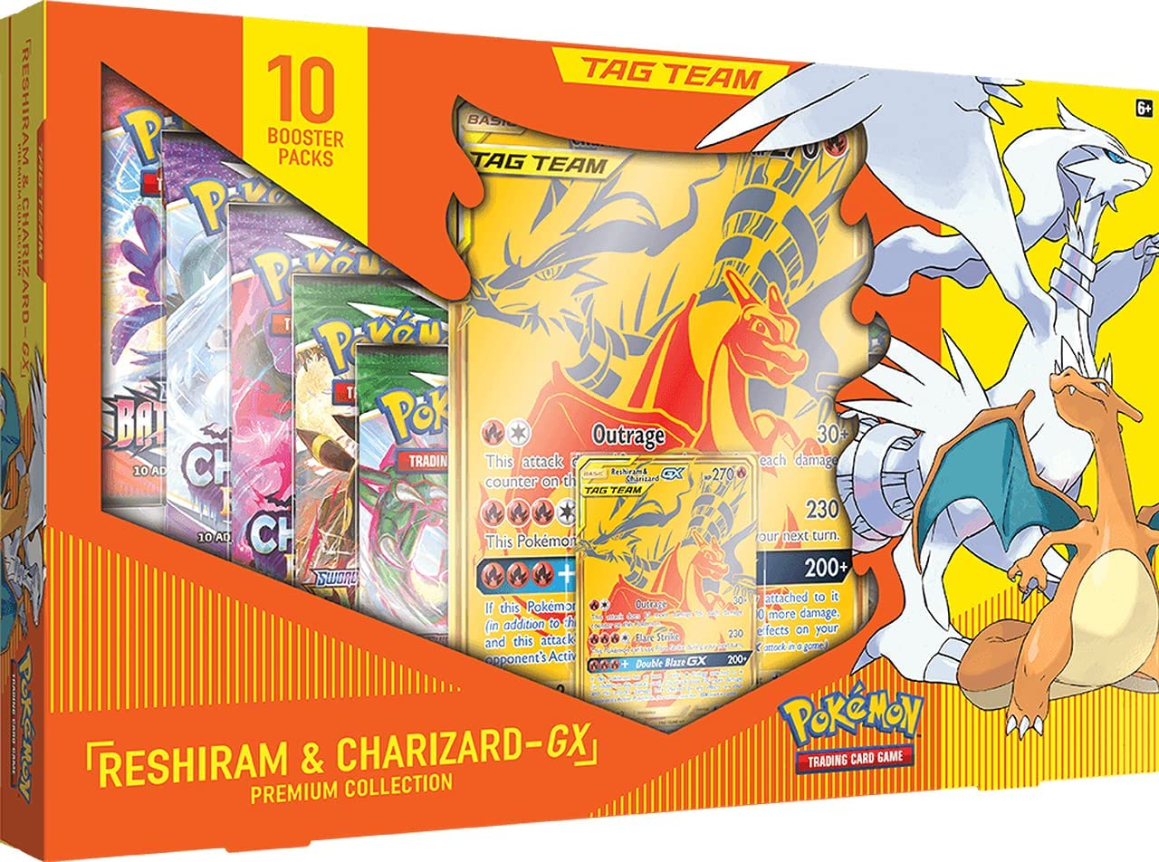 Charizard & Reshiram GX Box