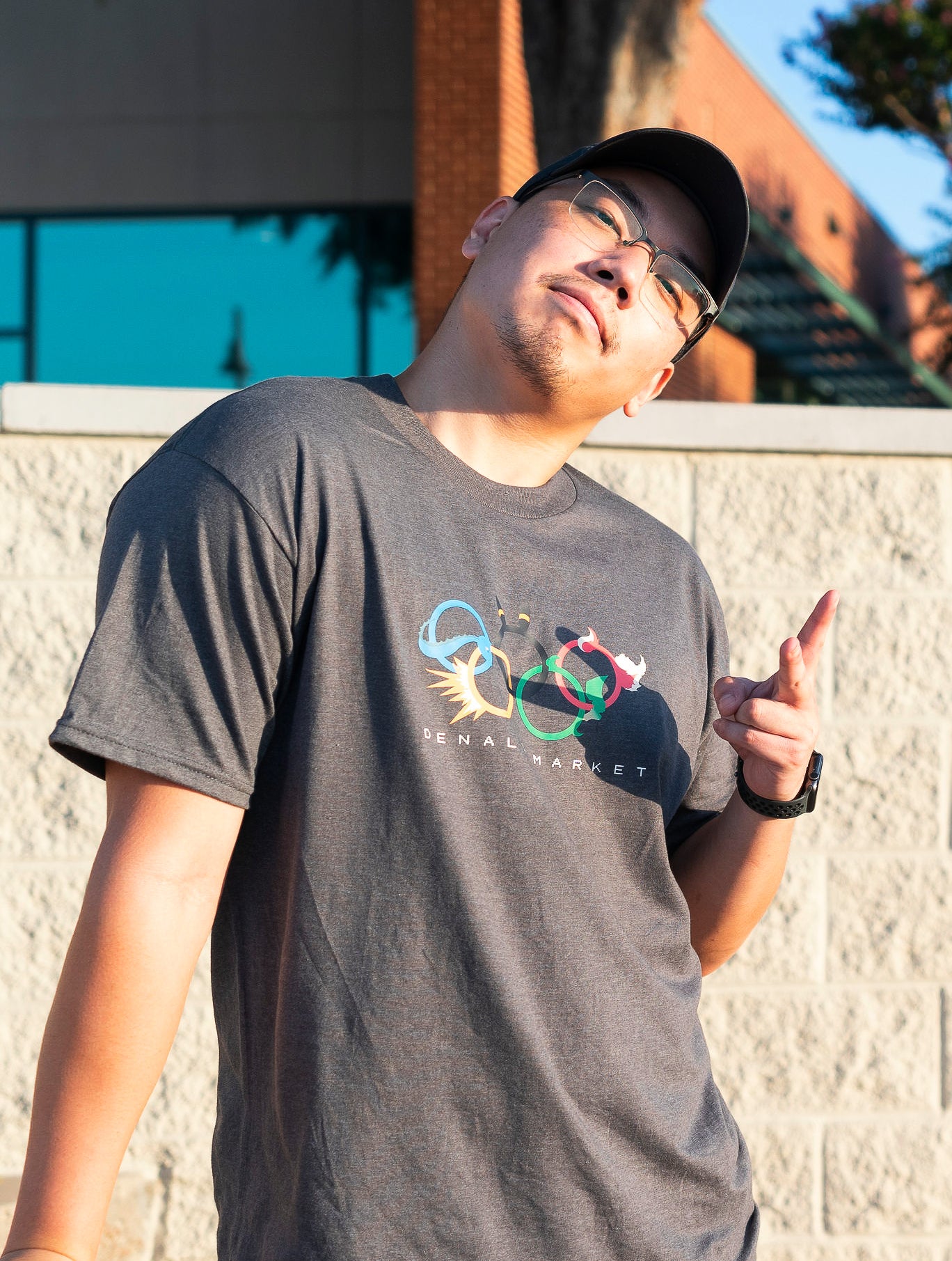 Eeveelympics x Denali Market Gray Alternate Logo Tee