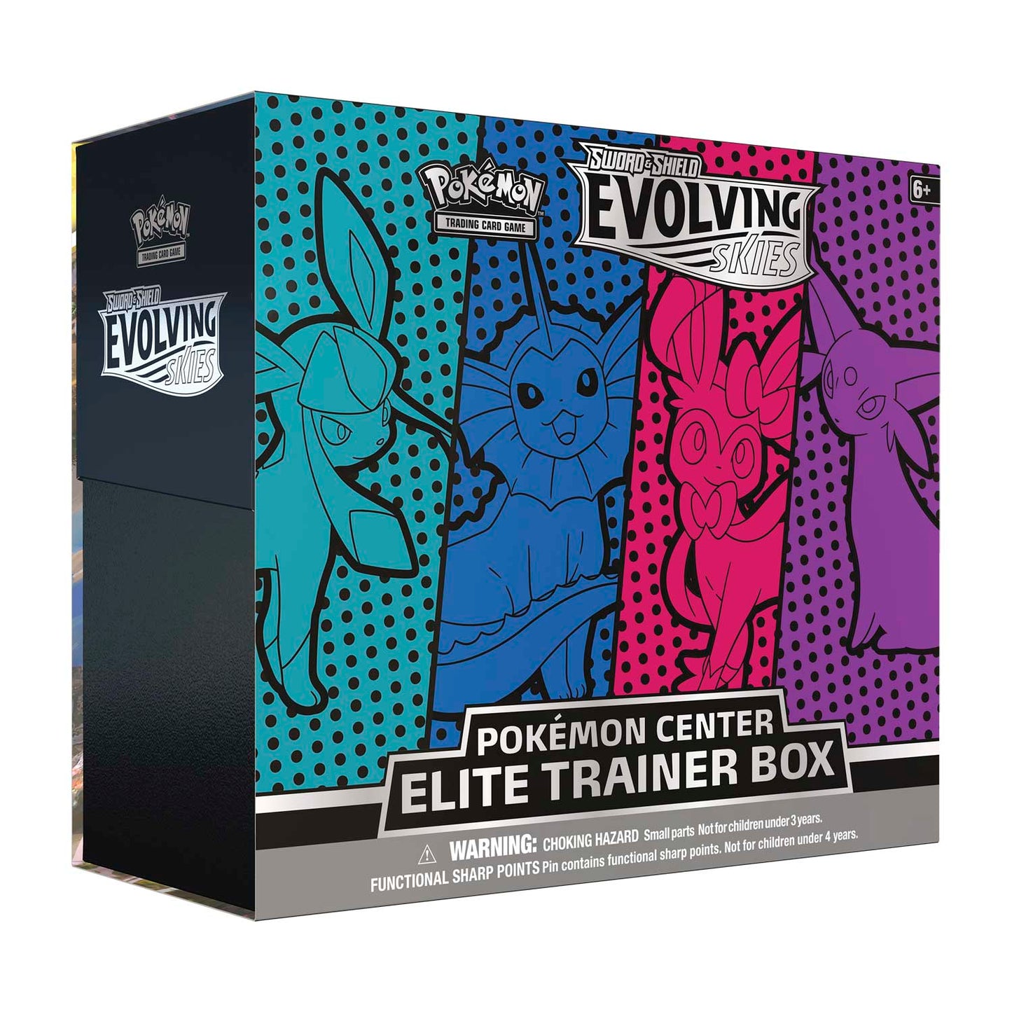 Evolving Skies Pokemon Center ETB (Glaceon, Vaporeon, Sylveon, Espeon ver.)