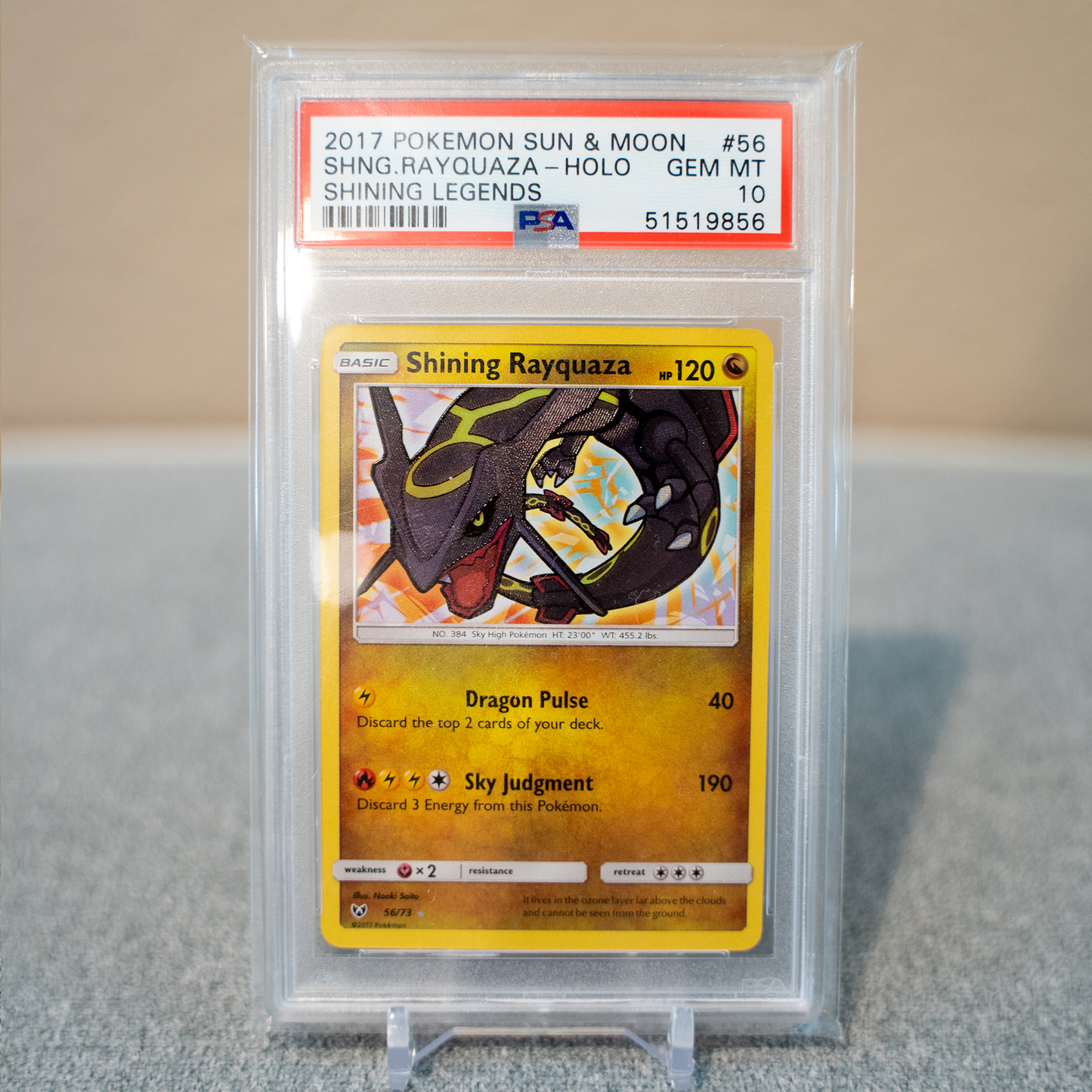 Shining Rayquaza 56/73 PSA 10