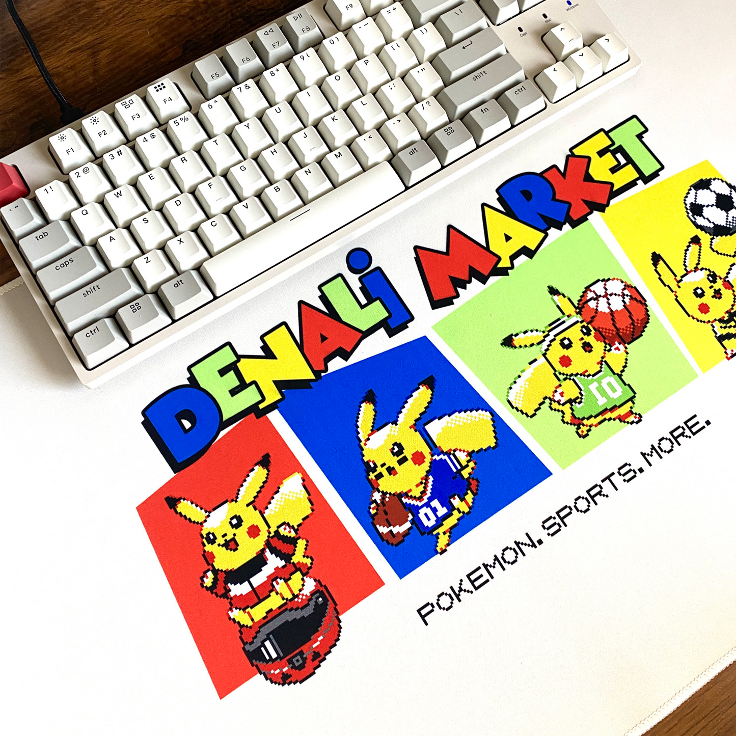 Denali Market Pikachu Winter Desk Mat
