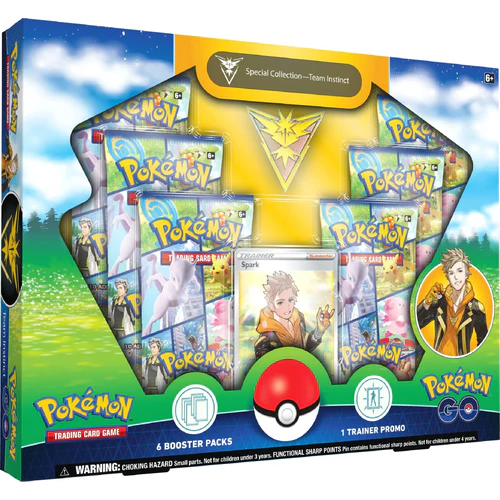 Pokemon Go Trainer V Box - Team Instinct, Mystic, or Valor