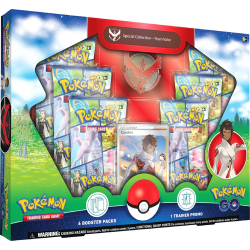 Pokemon Go Trainer V Box - Team Instinct, Mystic, or Valor