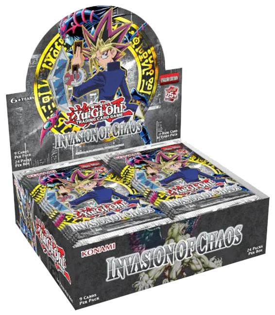 Yu-Gi-Oh Invasion of Chaos Booster Box 25th Anniversary BREAK
