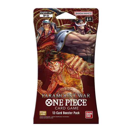 One Piece Paramount War OP-02 English Sleeved Pack Break