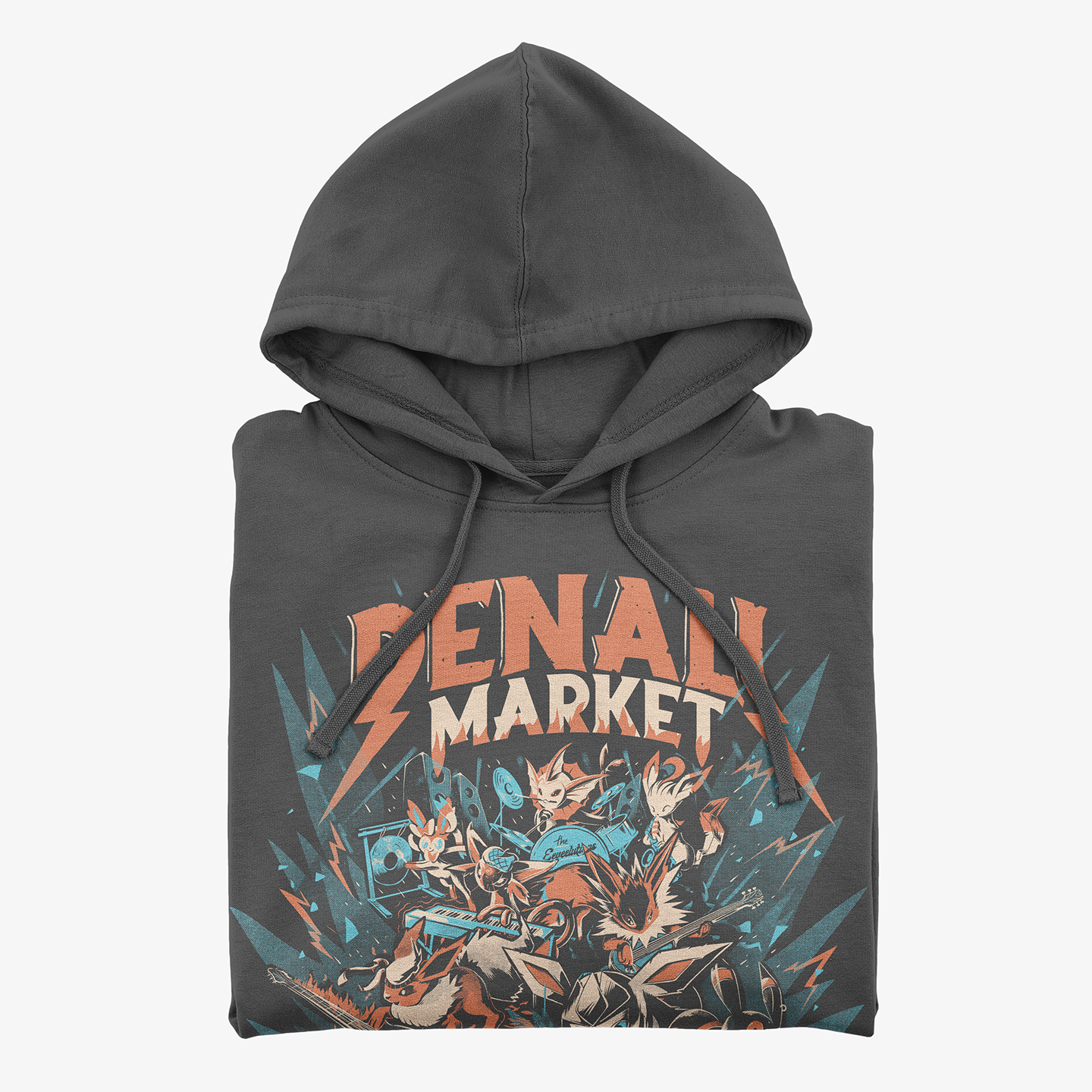 Eeveelutions Denali Market Rock Band Hoodie