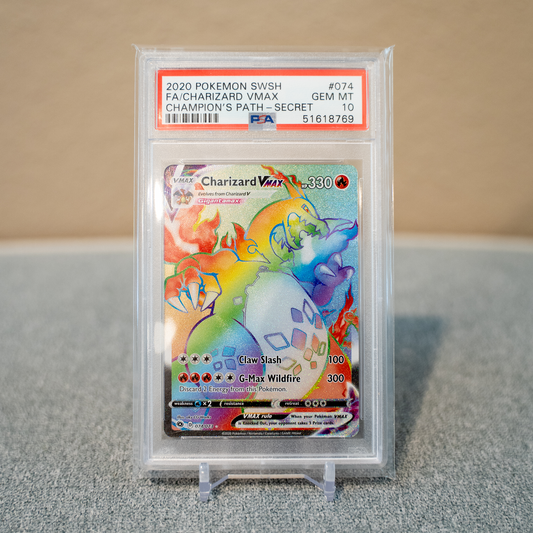 Charizard VMAX Rainbow 74/73 PSA 10